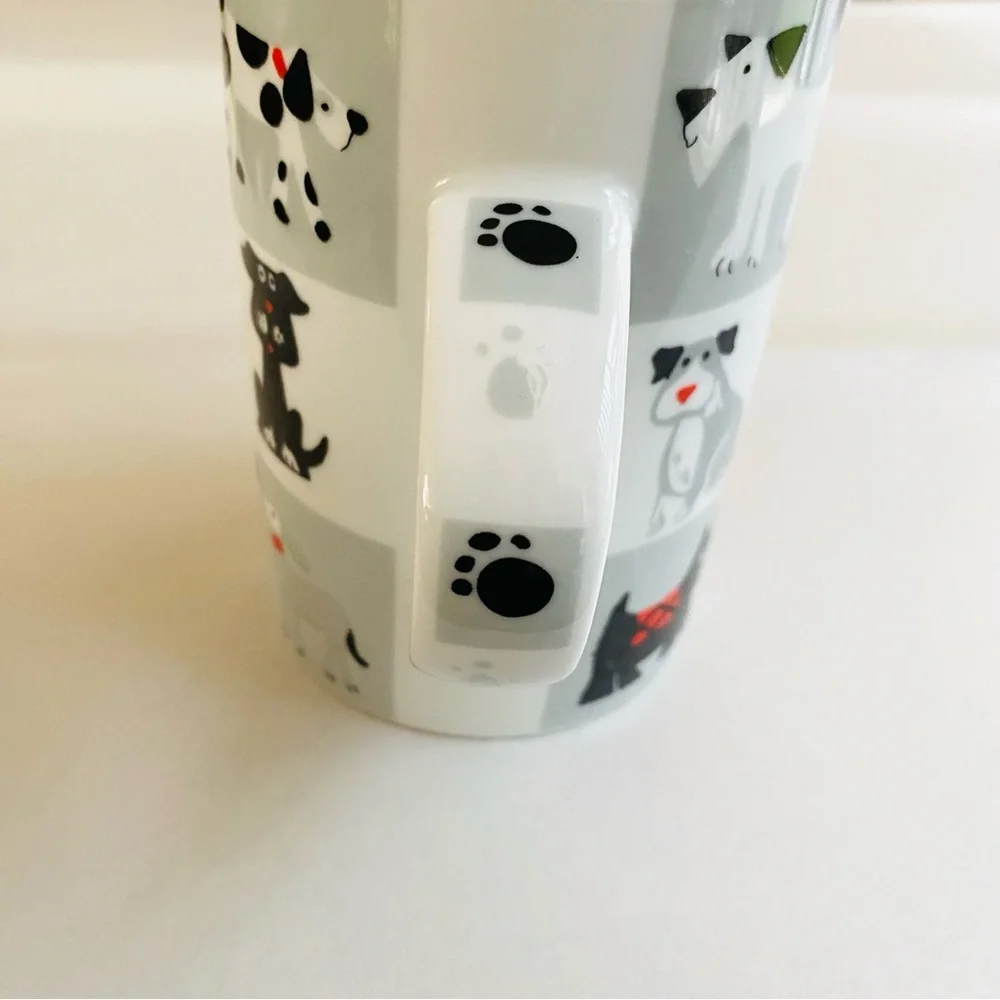 Chequered Pets Coffee Mug Dogs Design Fine Porcelain Rayware UK